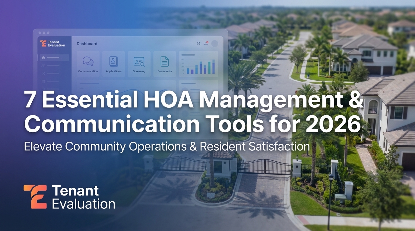 7 Essential HOA Management & Communication Tools for 2026