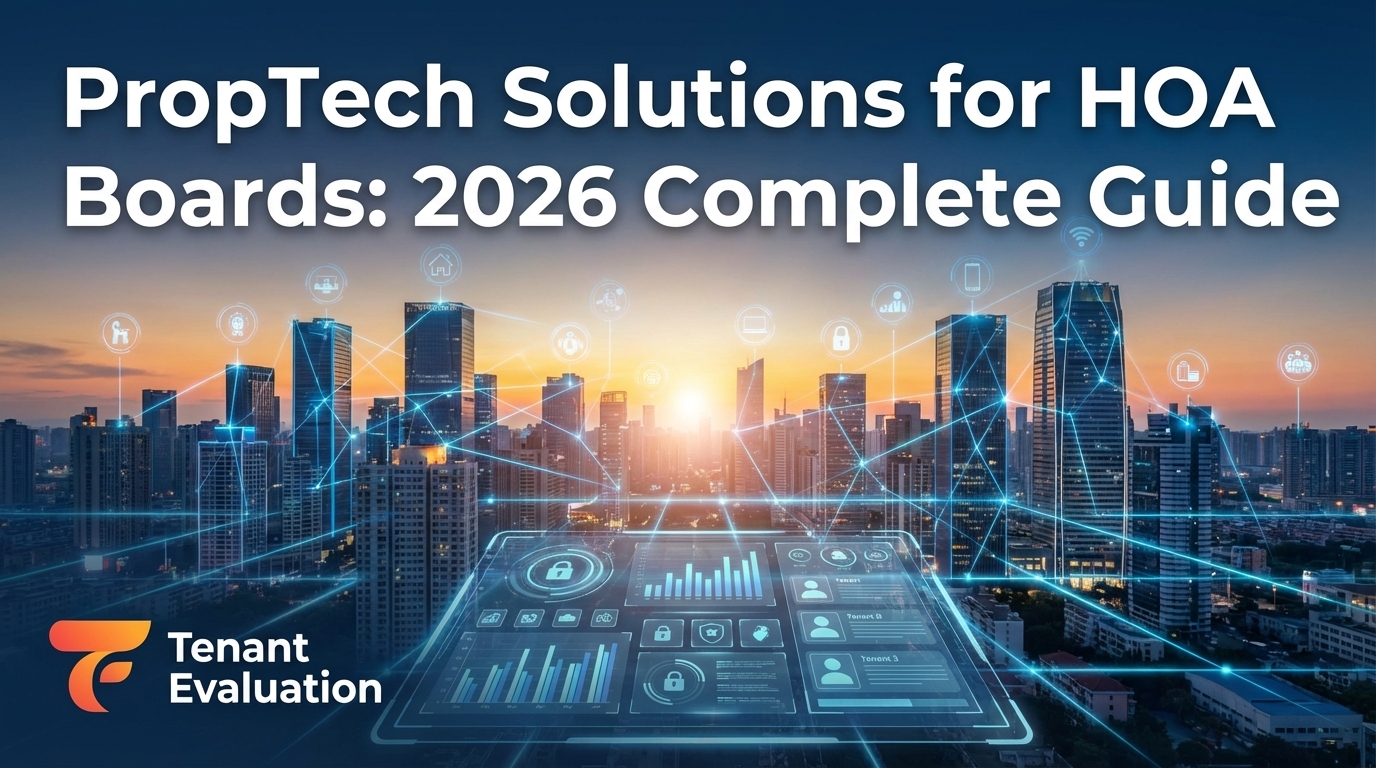 PropTech Solutions for HOA Boards: 2026 Complete Guide
