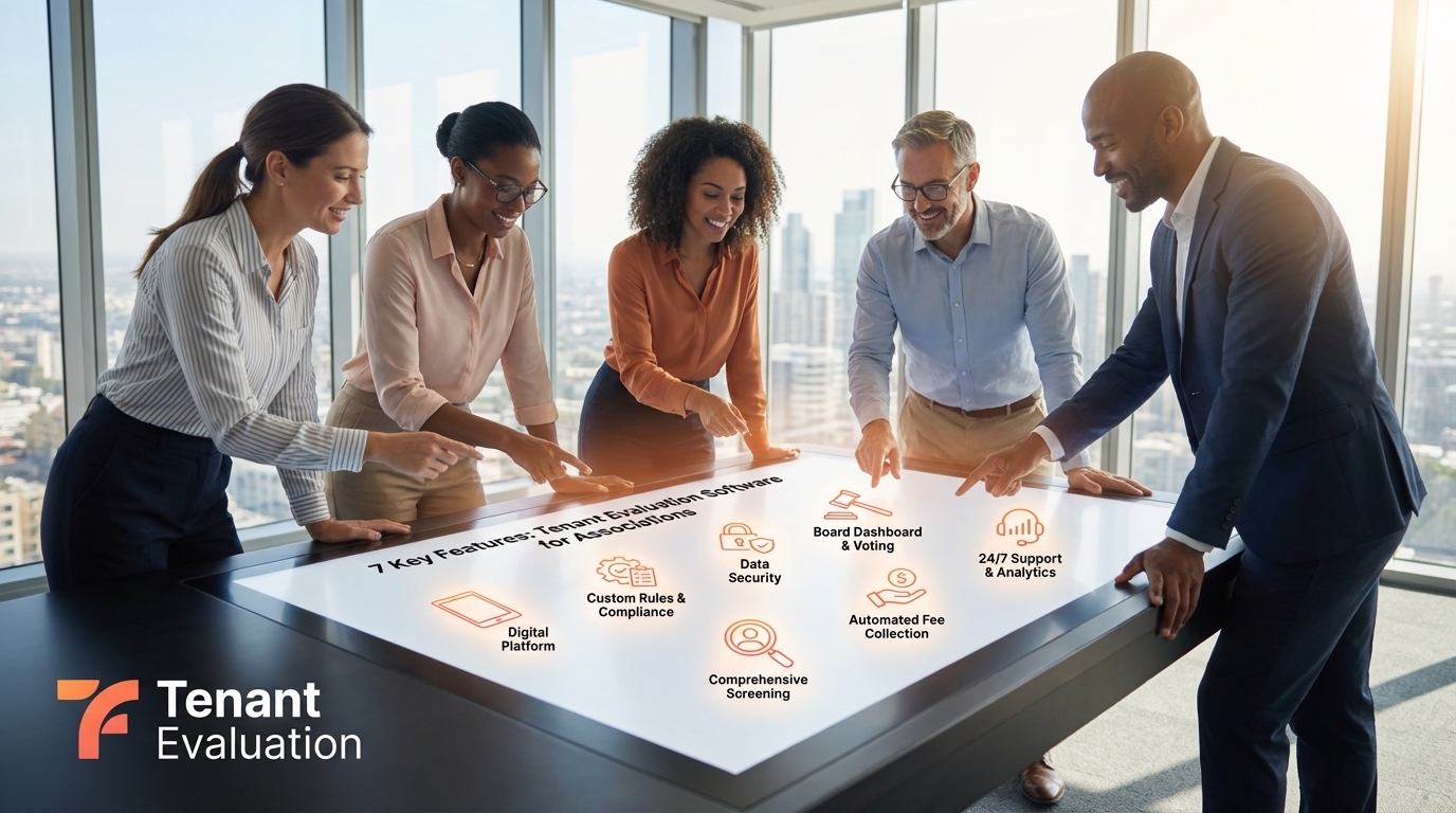 7 Key Features: Tenant Evaluation Software for Associations