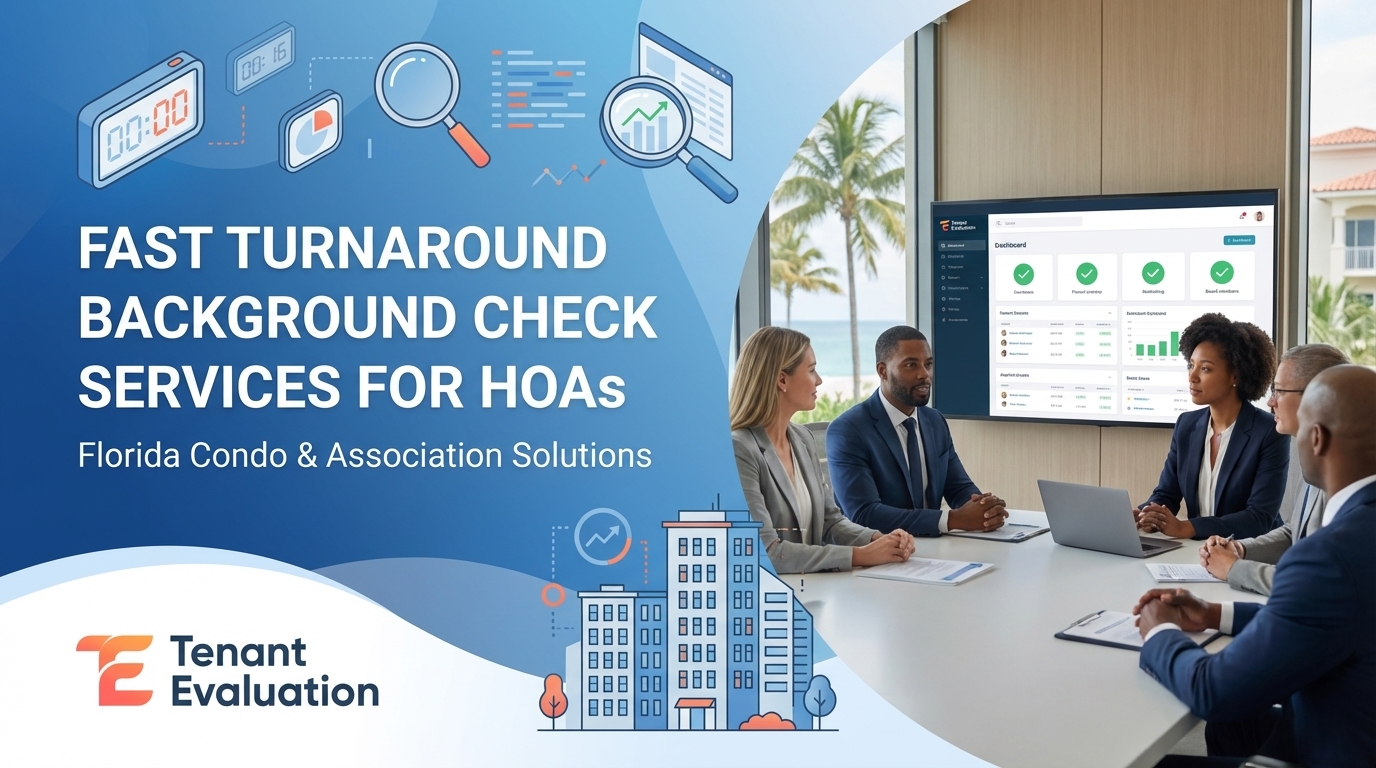 Fast Turnaround Background Check Services for HOAs