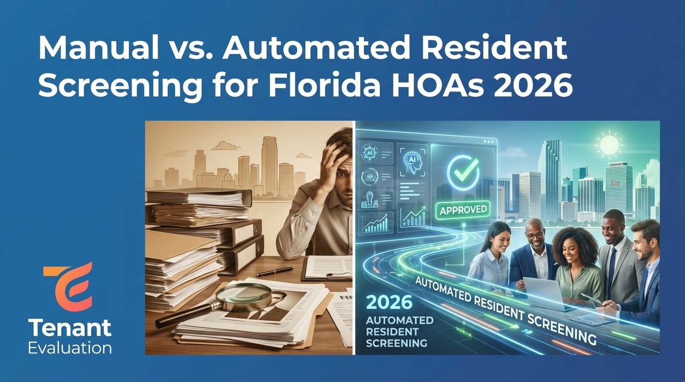 Manual vs Automated Resident Screening for Florida HOAs 2026