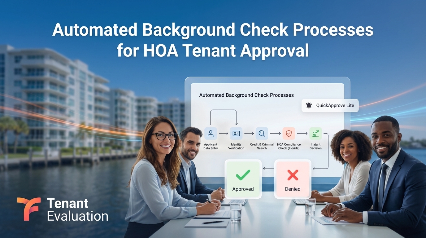 Automated Background Check Processes for HOA Tenant Approval