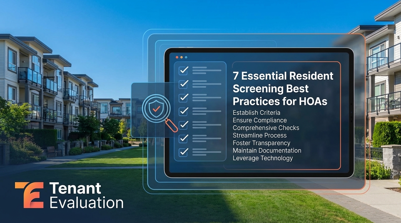 7 Essential Resident Screening Best Practices for HOAs